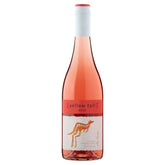 A bottle of Yellow Tail - Rose (12% ABV) - 750ml with a kangaroo on it.